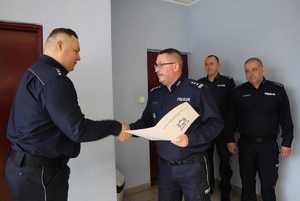 Komendant Miejski Policji w Bytomiu gratuluje objęcia stanowiska Zastępcy Komendanta Komisariatu Policji V w Bytomiu.
